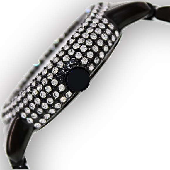 Marc Jacobs MBM3193 Ladies Marci Crystal Black Watch - Picture 3 of 14